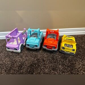 Little People Cars x 4